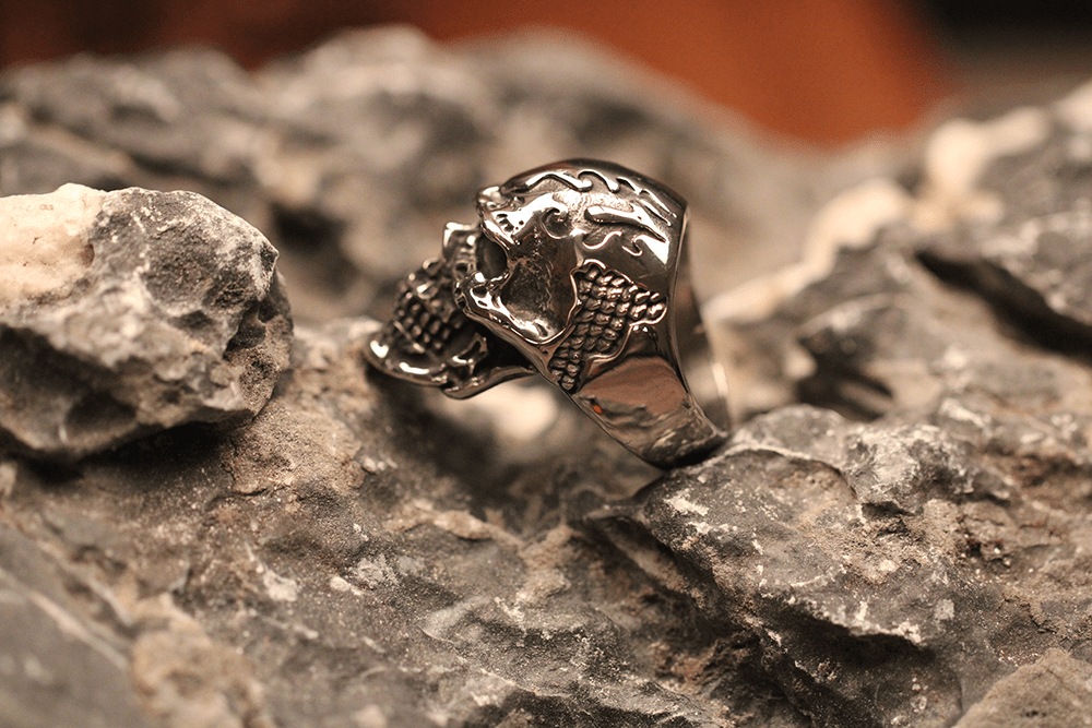 Marbled Silver Skull - Hellgate
