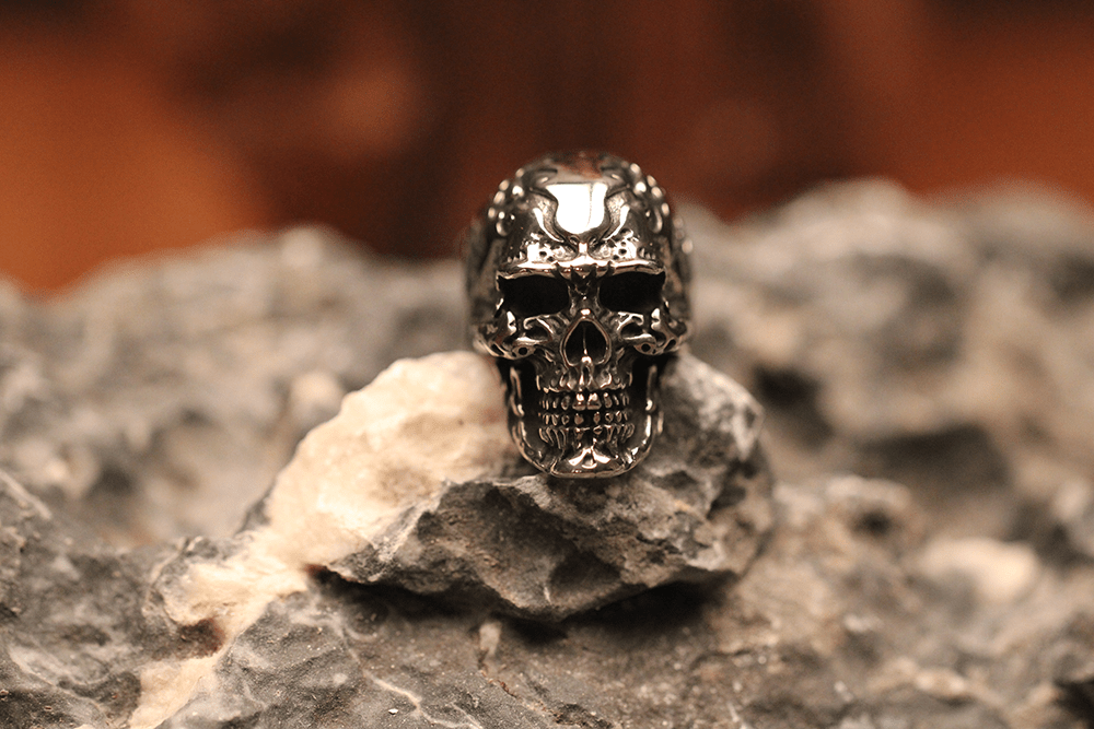 Marbled Silver Skull - Hellgate