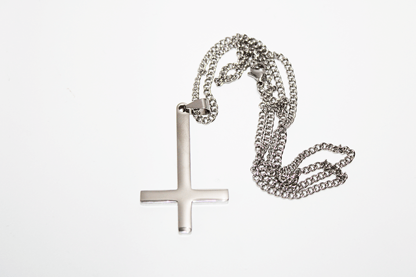 Inverted Cross silver - Hellgate