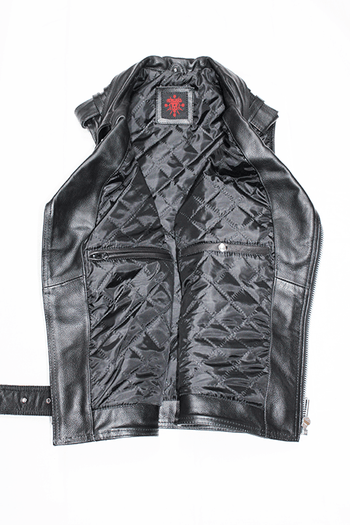 Leather Bikervest - Hellgate