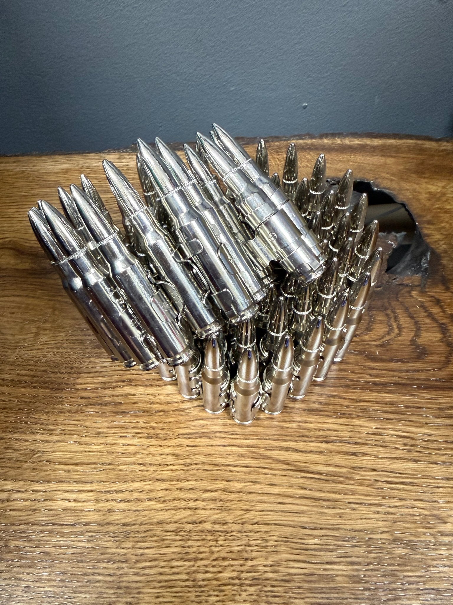 Bullet Belt FULL silver on silver - Hellgate