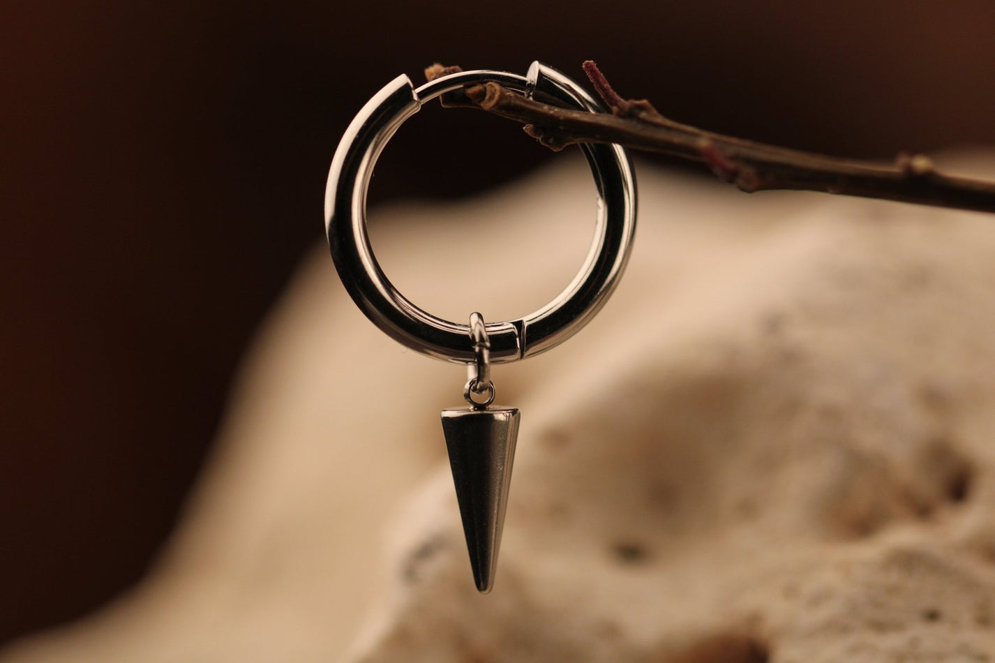 Silver Cone Hoop - Hellgate