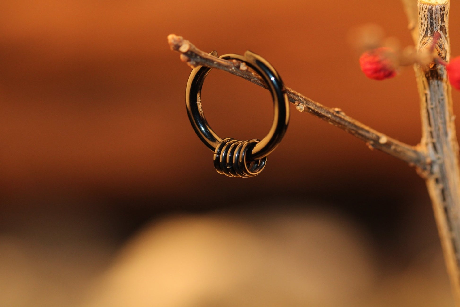 Black Circle Hoop - Hellgate