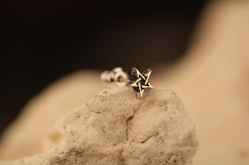 Mini Pentagram Stud - Hellgate