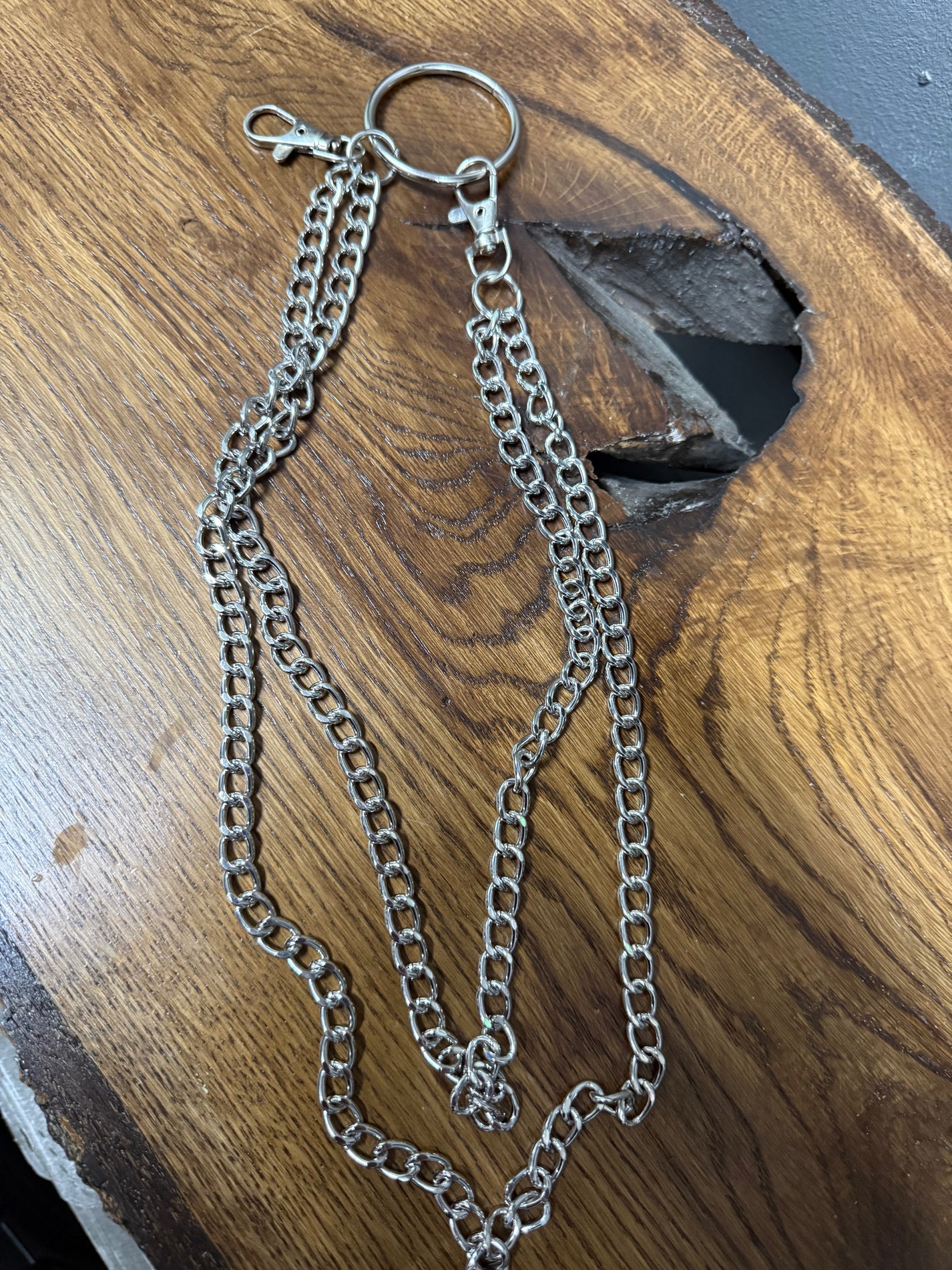 Double Silver Chain