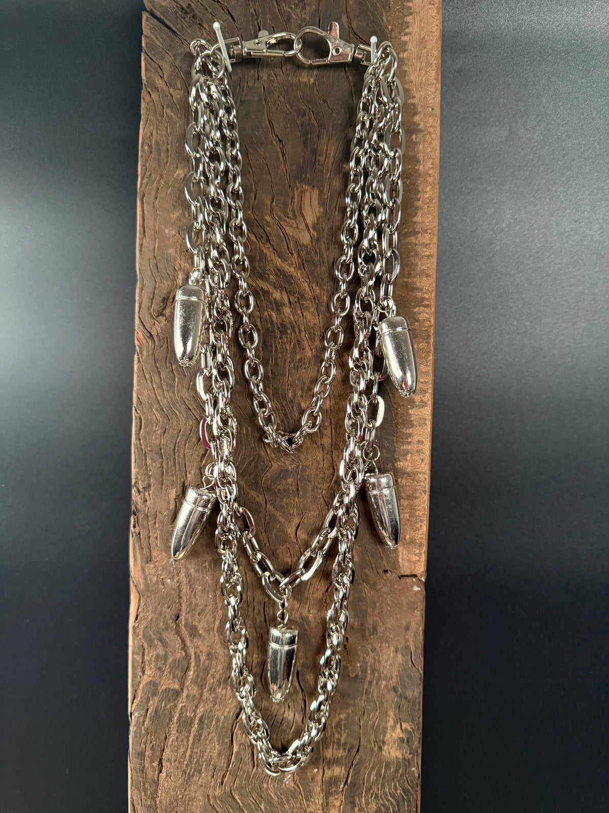 Triple Chain With Bullets