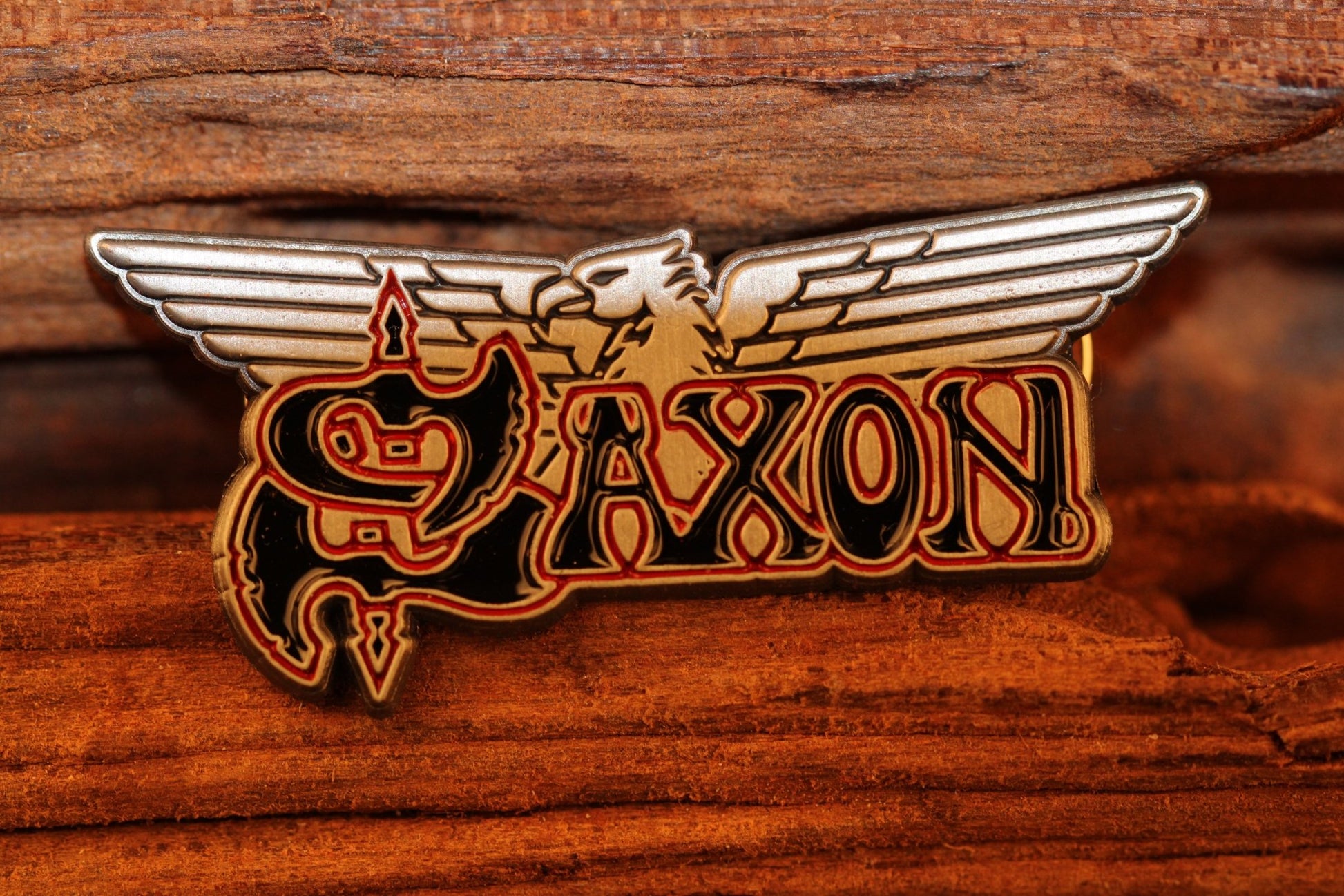 SAXON - LOGO & EAGLE - Hellgate