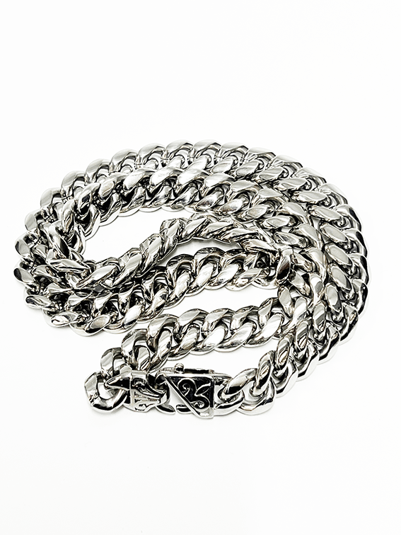Smooth Silver Chain 13mm - Hellgate