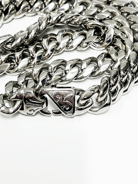 Smooth Silver Chain 13mm - Hellgate