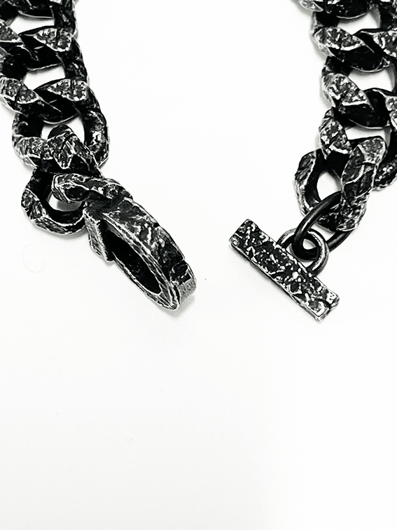 Hammered Steel Bracelet - Hellgate