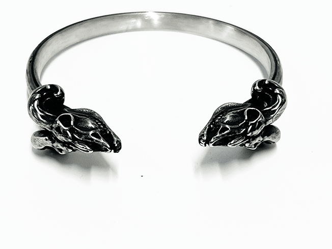 Ram Skull Bangle - Hellgate